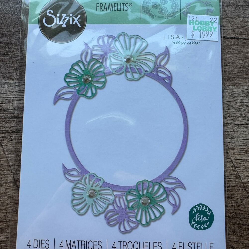 Sizzix Circle Floral Frame Framelits Dies